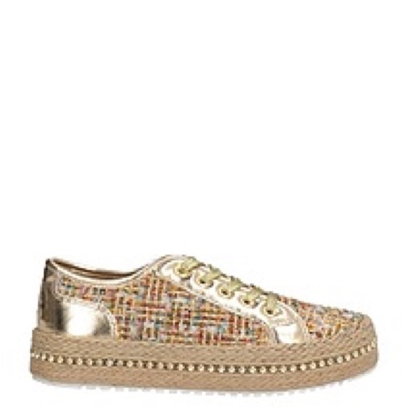 Laura Biagiotti fantasy Tweed sneakers 10/40 - Picture 4 of 4